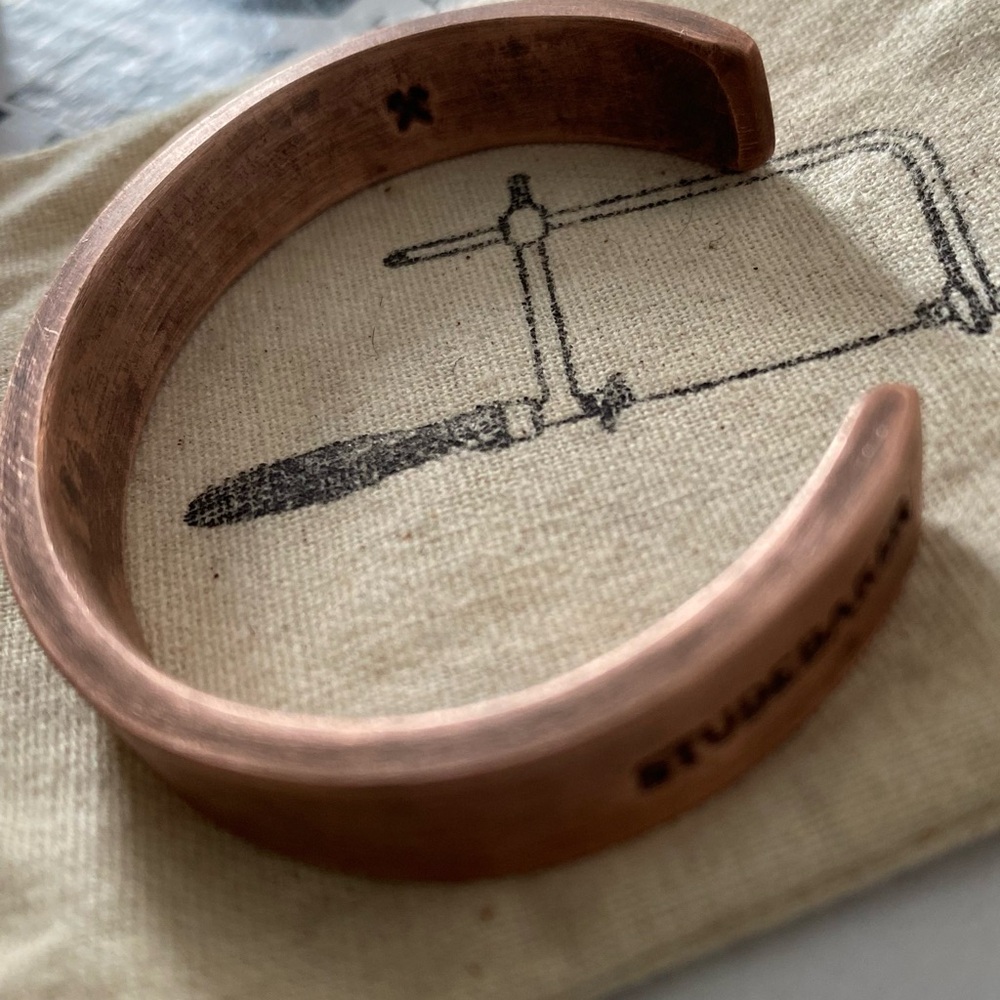 Copper Studabaker Cuff Bracelet